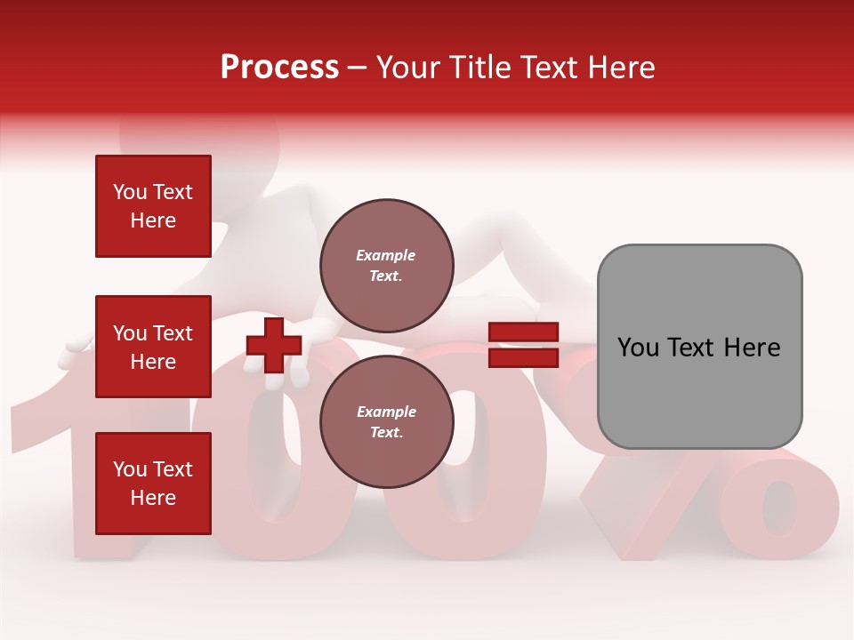 Human Hundred Percentage PowerPoint Template