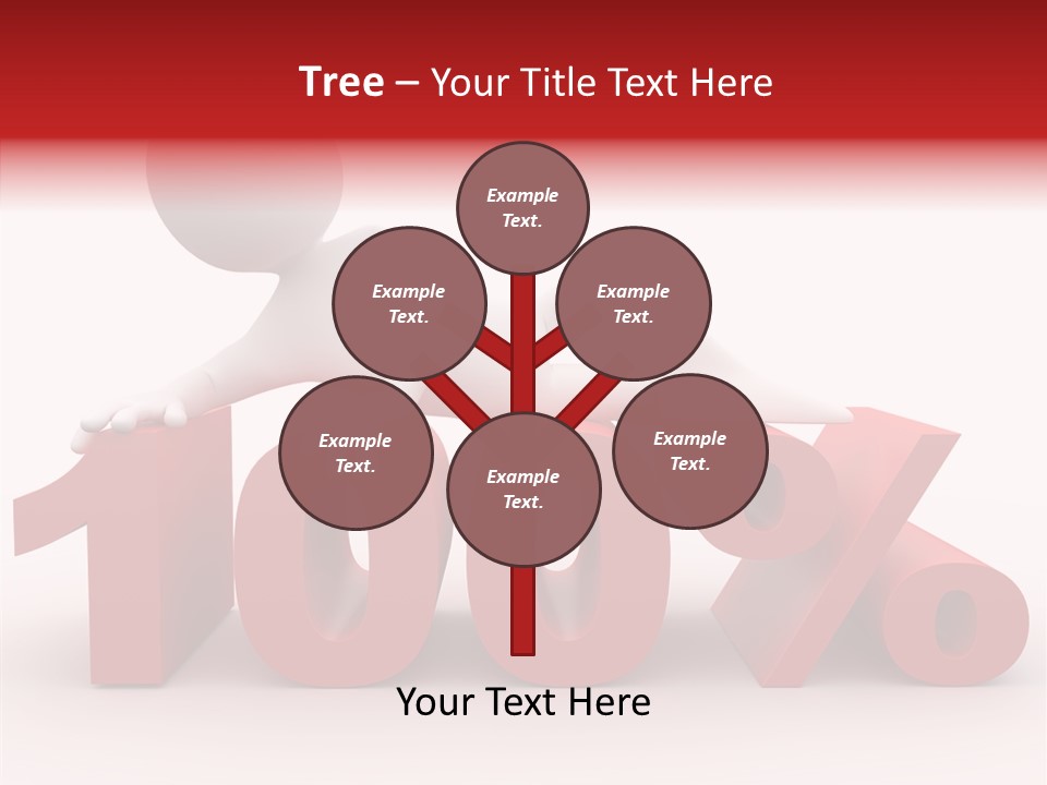 Human Hundred Percentage PowerPoint Template