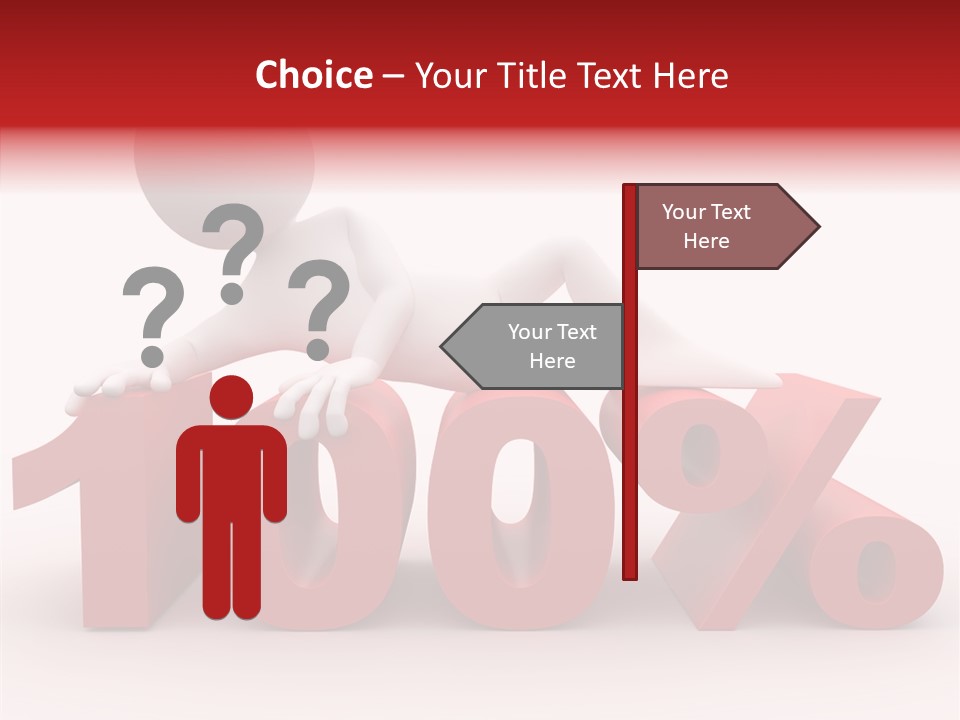 Human Hundred Percentage PowerPoint Template
