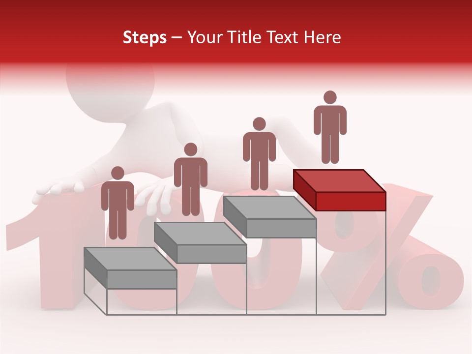 Human Hundred Percentage PowerPoint Template