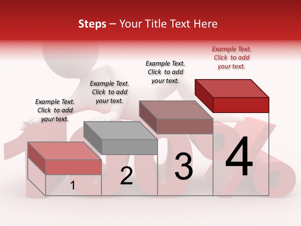 Human Hundred Percentage PowerPoint Template