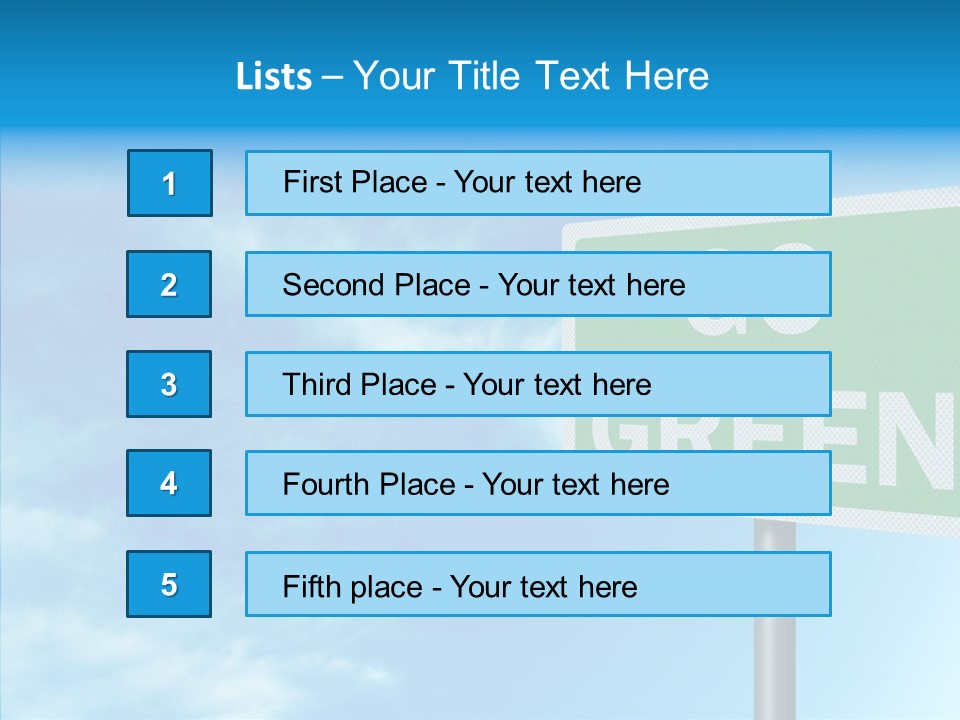 Editorial Encouragement Change PowerPoint Template