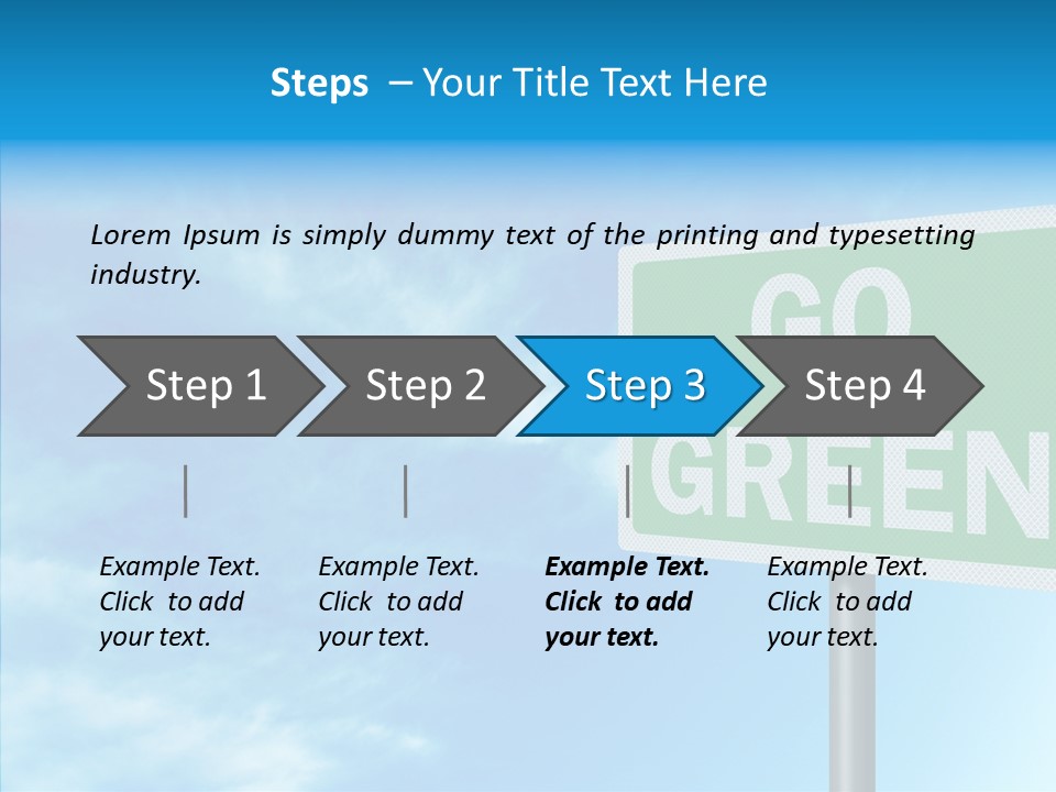 Editorial Encouragement Change PowerPoint Template