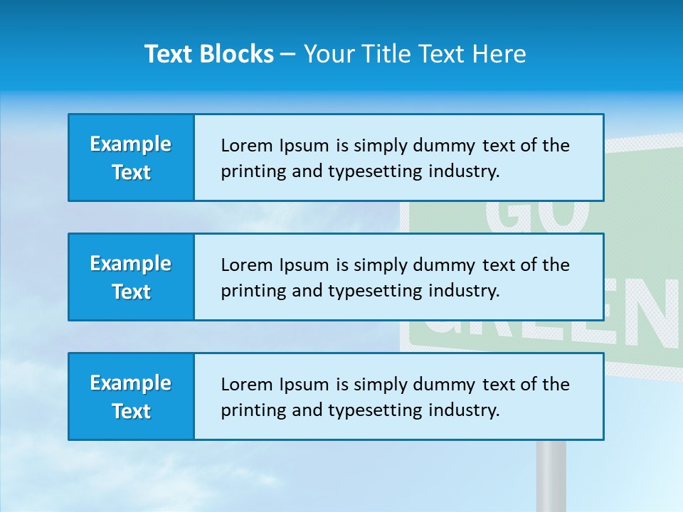 Editorial Encouragement Change PowerPoint Template