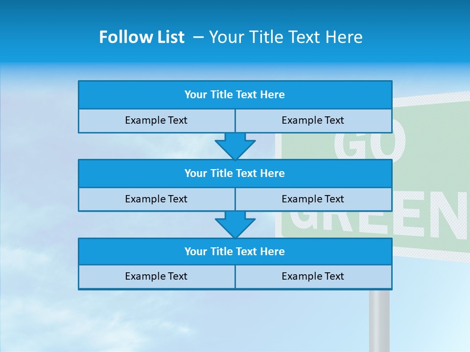 Editorial Encouragement Change PowerPoint Template