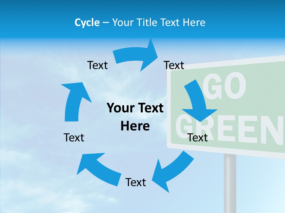 Editorial Encouragement Change PowerPoint Template