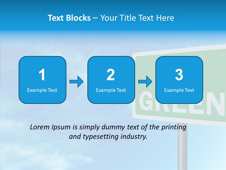 Editorial Encouragement Change PowerPoint Template