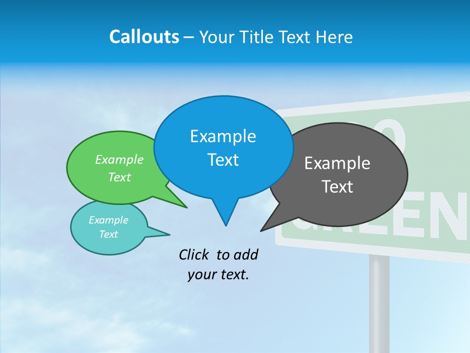 Editorial Encouragement Change PowerPoint Template