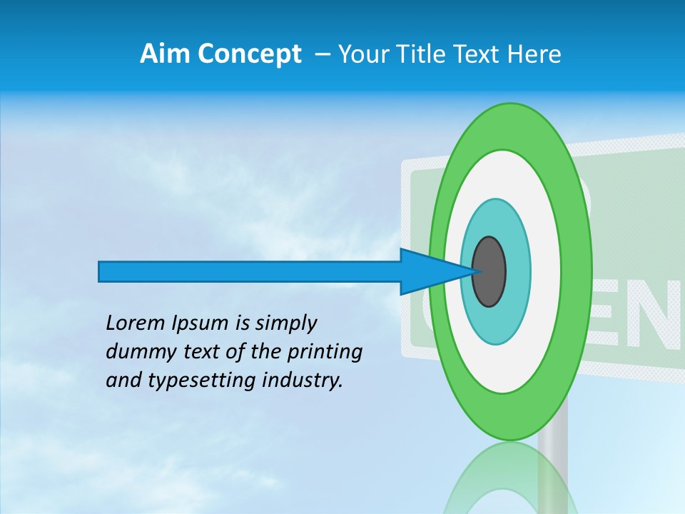 Editorial Encouragement Change PowerPoint Template