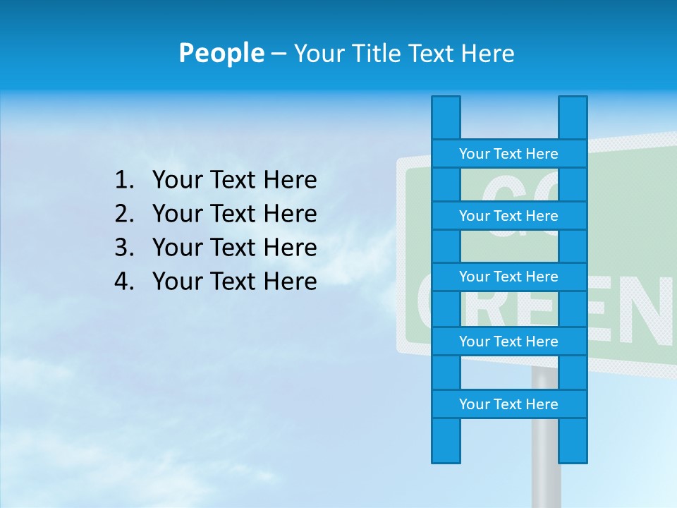Editorial Encouragement Change PowerPoint Template