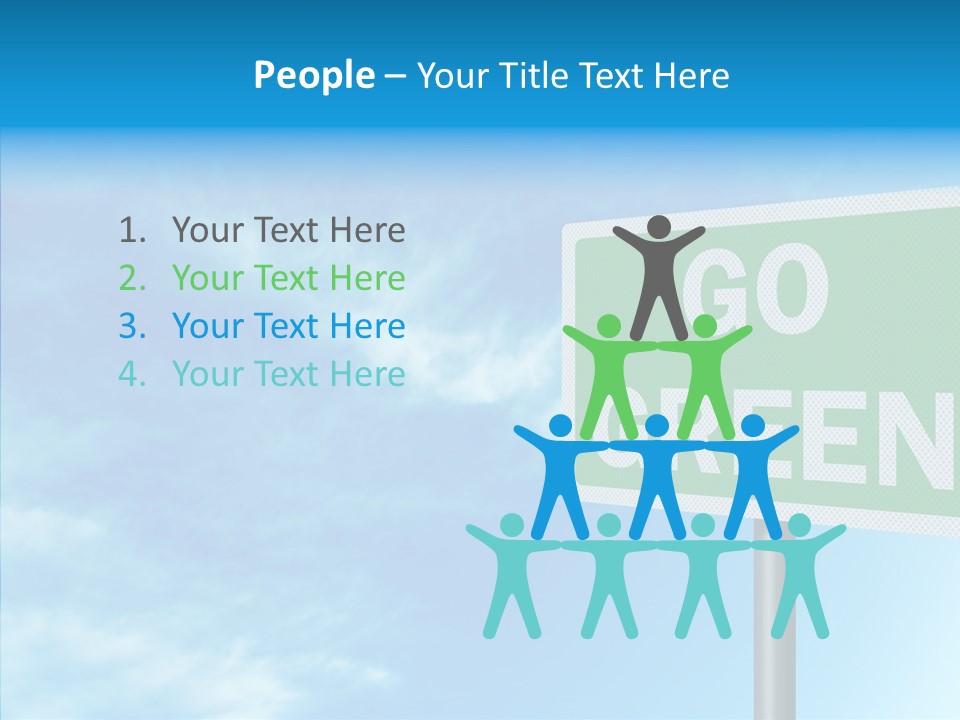 Editorial Encouragement Change PowerPoint Template