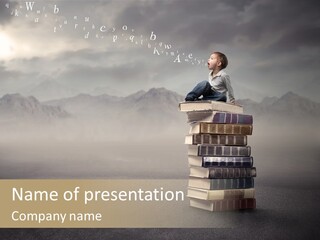 Altitude Speak Sand PowerPoint Template