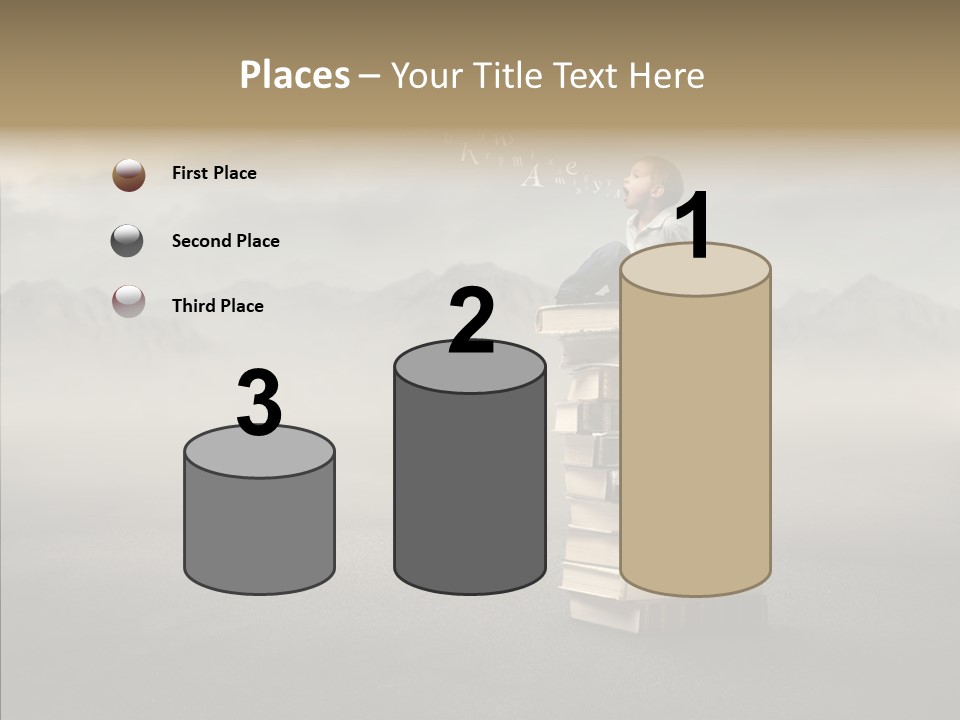 Altitude Speak Sand PowerPoint Template