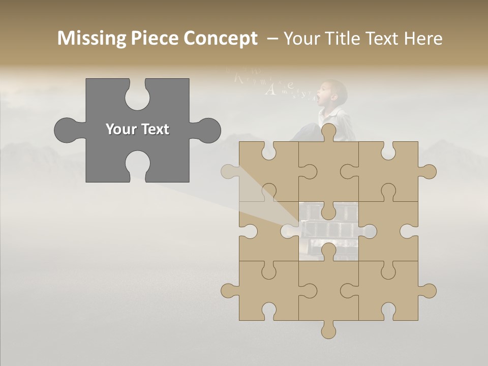 Altitude Speak Sand PowerPoint Template