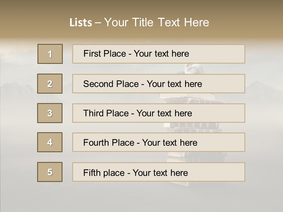 Altitude Speak Sand PowerPoint Template
