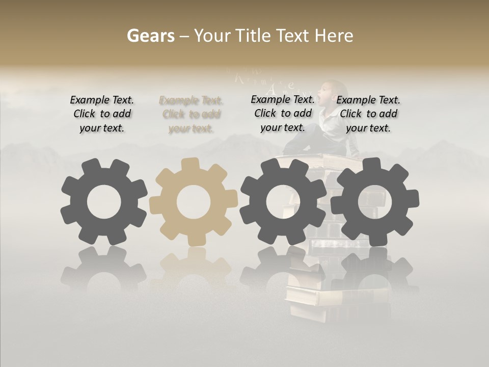 Altitude Speak Sand PowerPoint Template