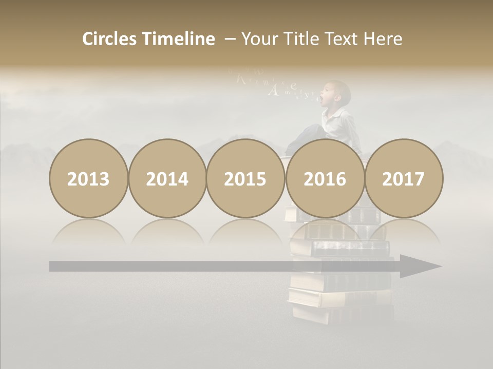 Altitude Speak Sand PowerPoint Template