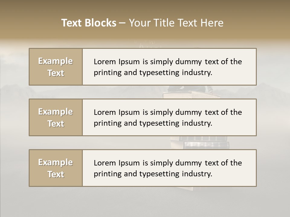 Altitude Speak Sand PowerPoint Template