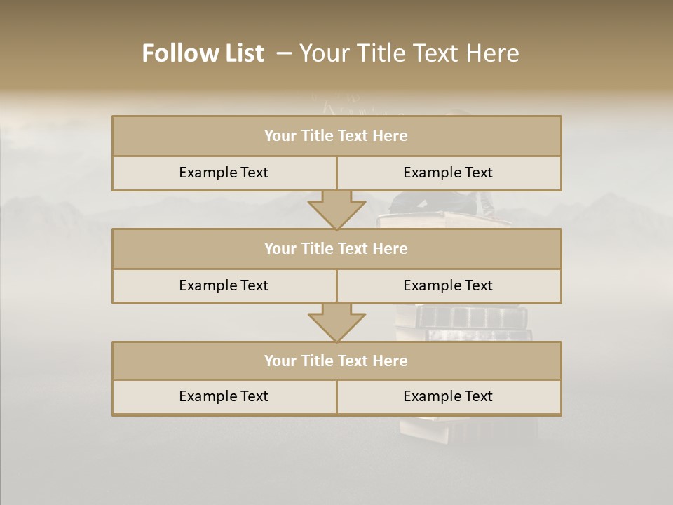 Altitude Speak Sand PowerPoint Template
