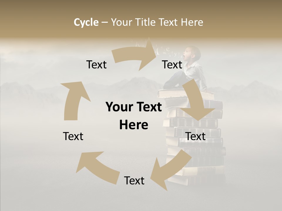 Altitude Speak Sand PowerPoint Template
