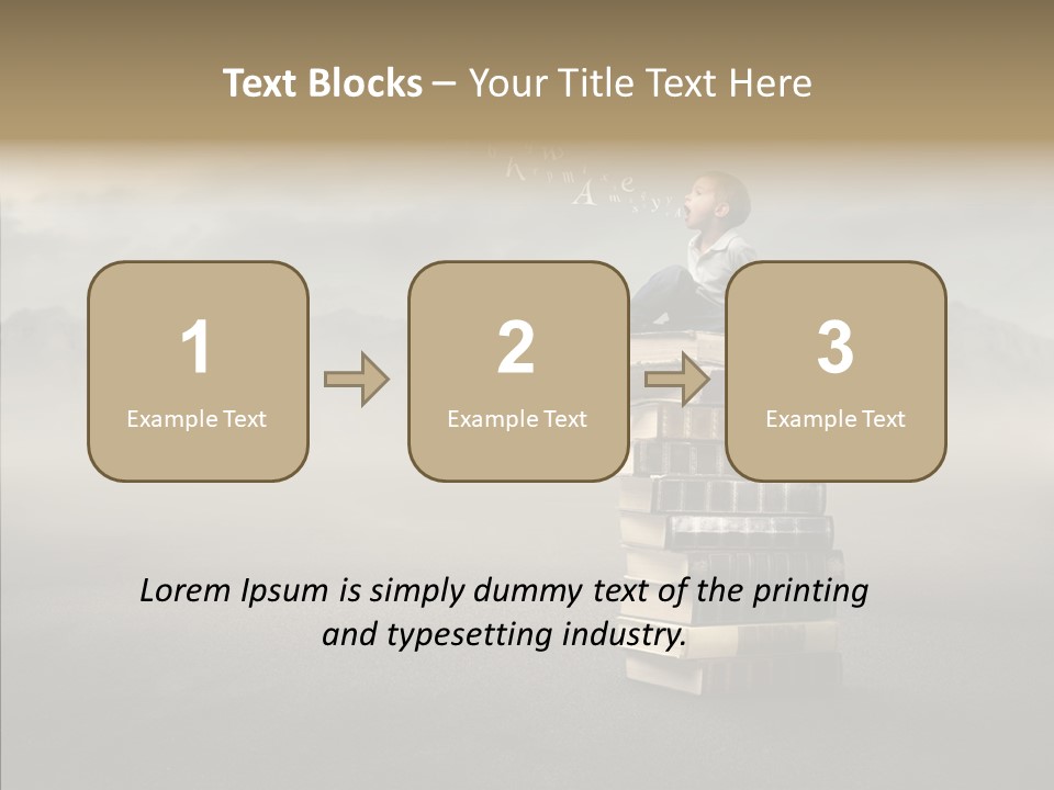 Altitude Speak Sand PowerPoint Template