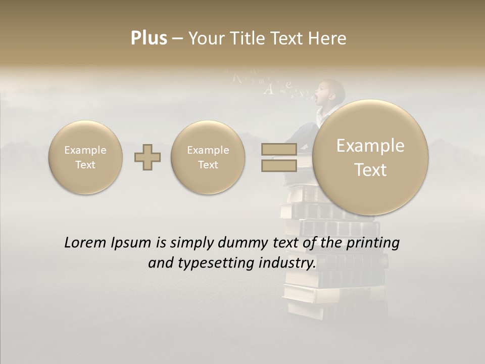 Altitude Speak Sand PowerPoint Template