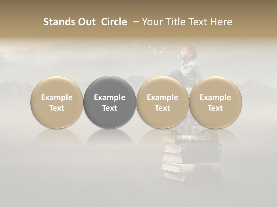 Altitude Speak Sand PowerPoint Template