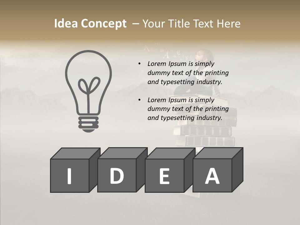 Altitude Speak Sand PowerPoint Template