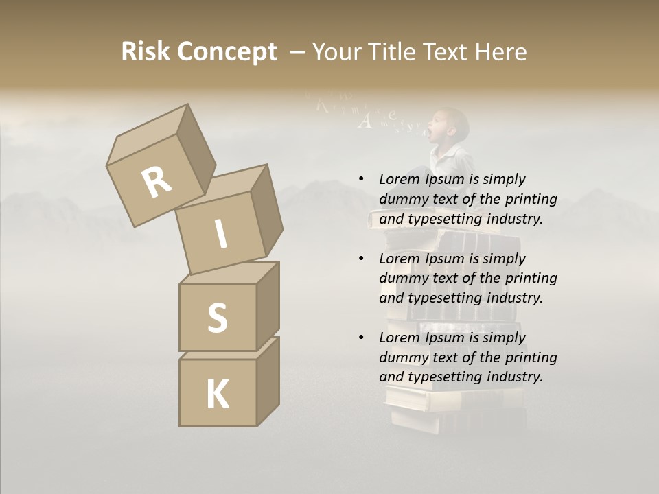 Altitude Speak Sand PowerPoint Template