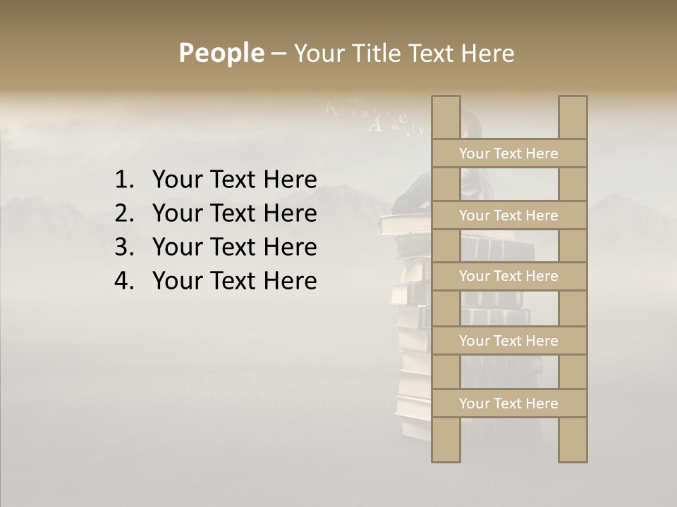 Altitude Speak Sand PowerPoint Template