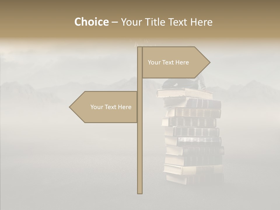 Altitude Speak Sand PowerPoint Template