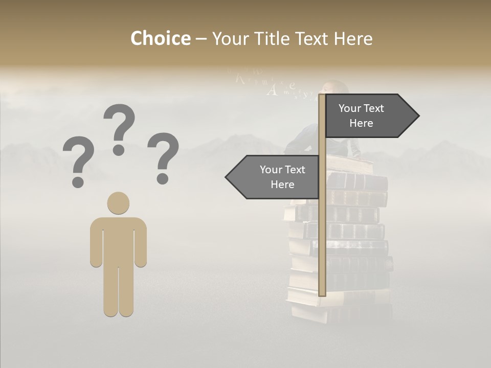 Altitude Speak Sand PowerPoint Template