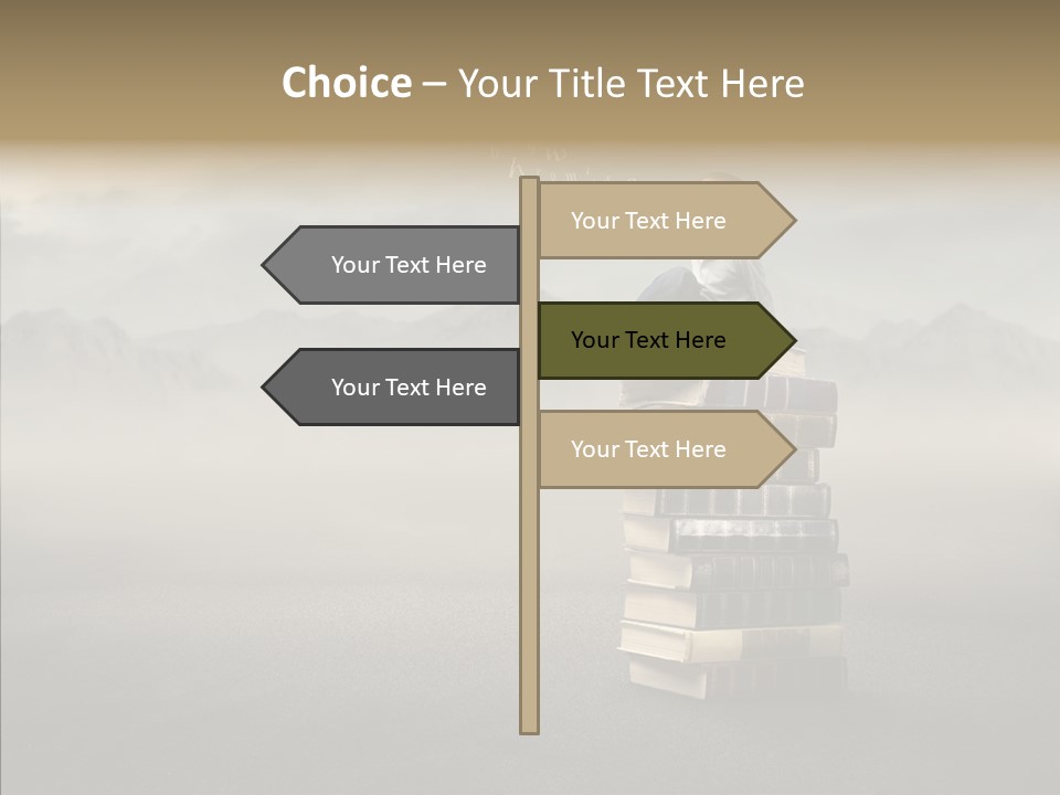 Altitude Speak Sand PowerPoint Template