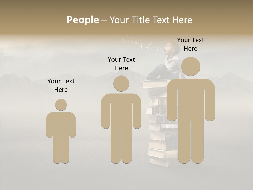 Altitude Speak Sand PowerPoint Template