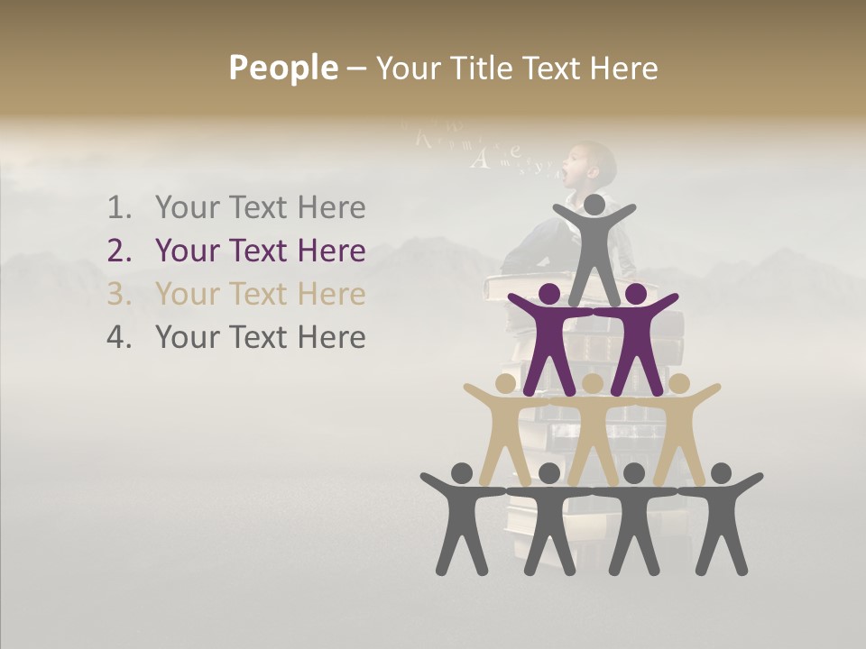 Altitude Speak Sand PowerPoint Template