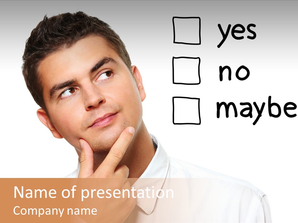 Option Questionnaire Concept PowerPoint Template