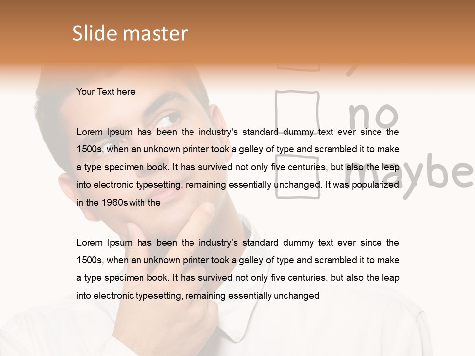 Option Questionnaire Concept PowerPoint Template