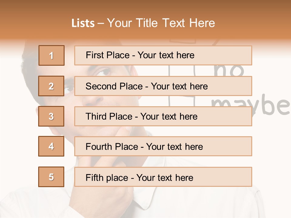 Option Questionnaire Concept PowerPoint Template