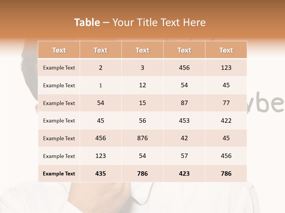 Option Questionnaire Concept PowerPoint Template