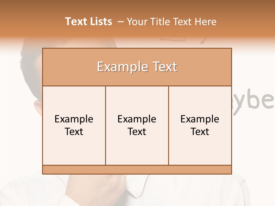 Option Questionnaire Concept PowerPoint Template