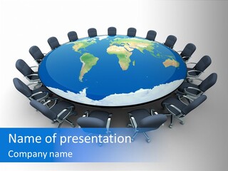 Concept Conference White PowerPoint Template