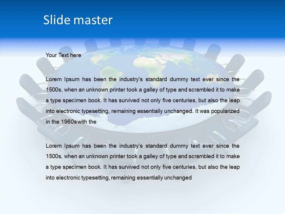 Concept Conference White PowerPoint Template