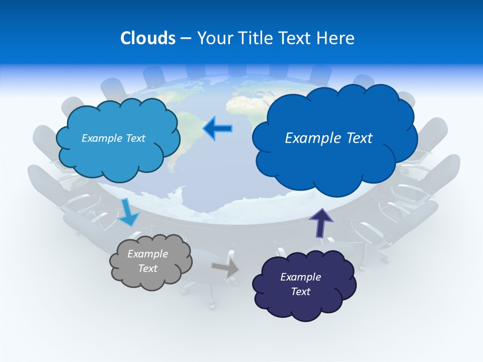 Concept Conference White PowerPoint Template