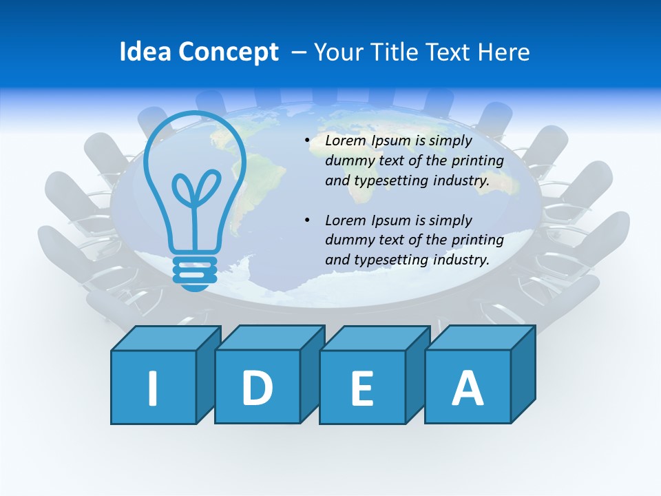 Concept Conference White PowerPoint Template