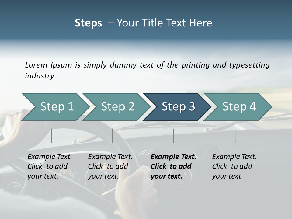 Front Inside Light PowerPoint Template