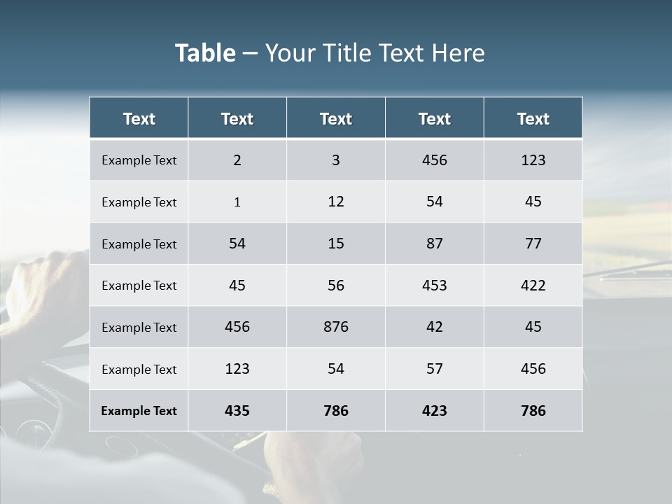 Front Inside Light PowerPoint Template