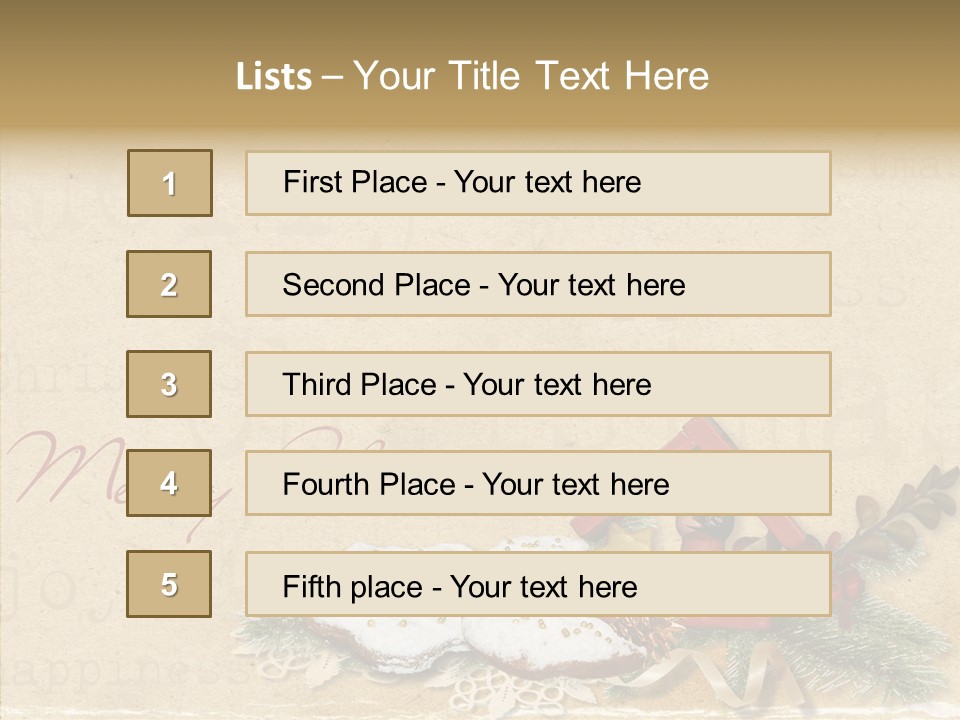White Tradition Background PowerPoint Template
