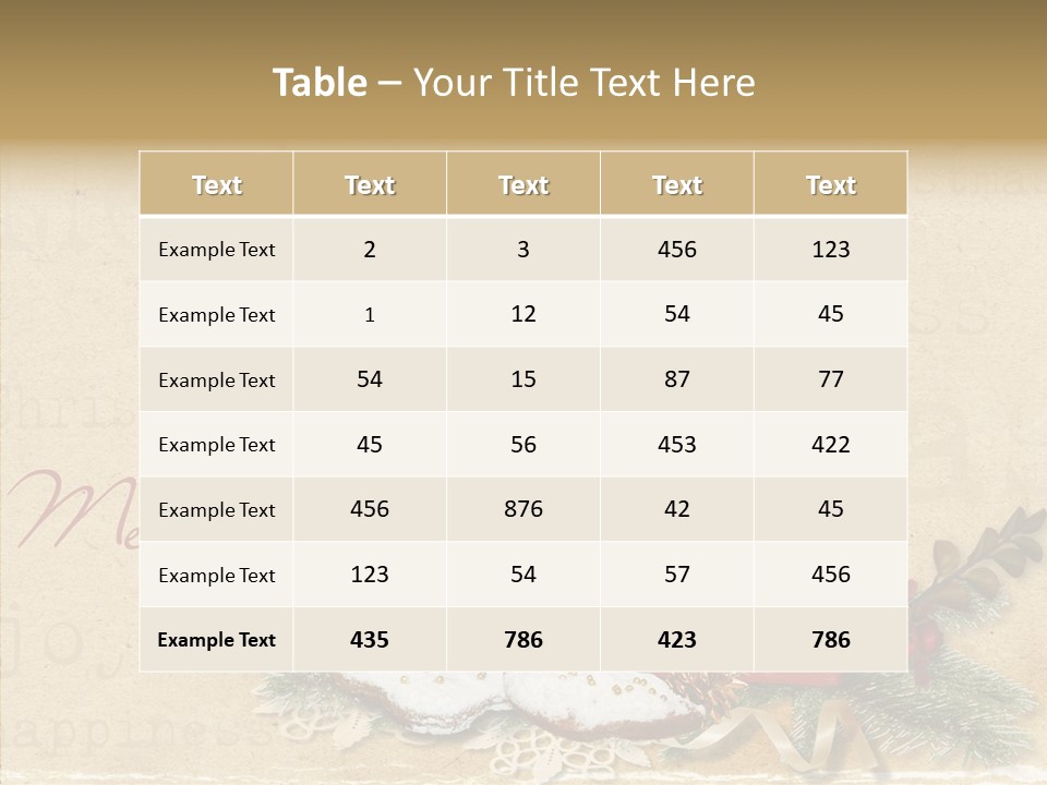 White Tradition Background PowerPoint Template