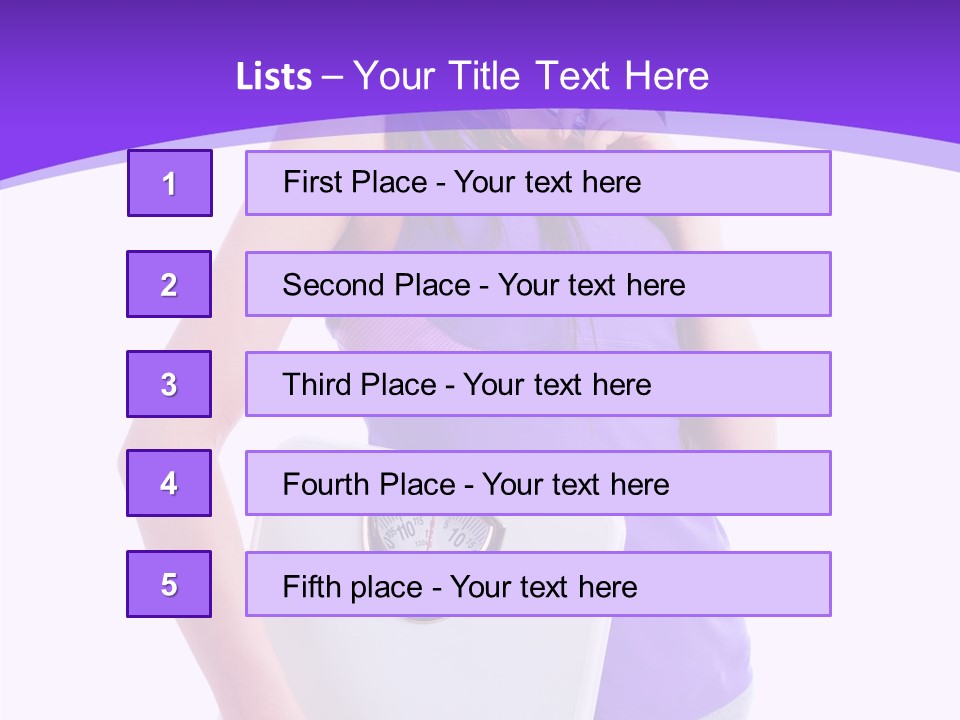 Pretty Diet Sporty PowerPoint Template