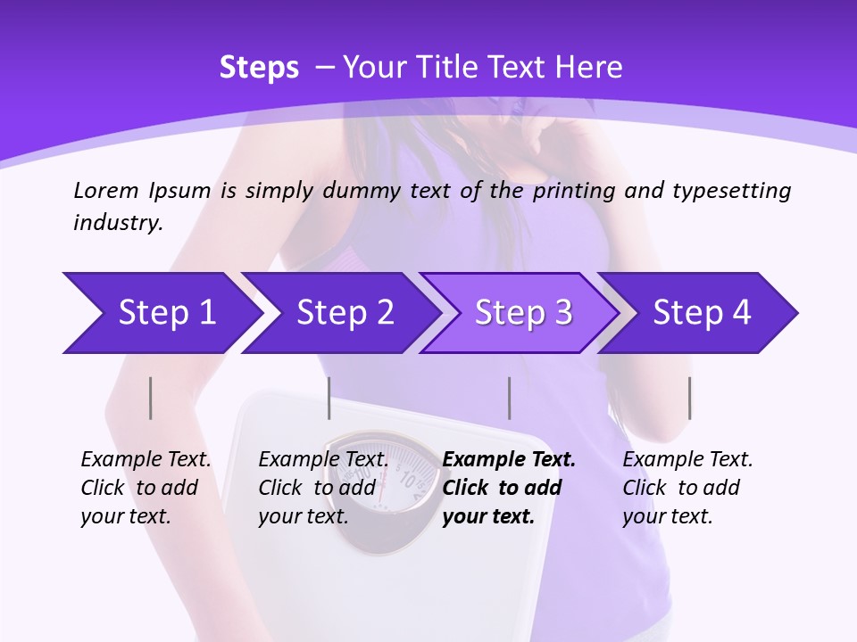 Pretty Diet Sporty PowerPoint Template